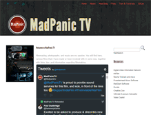 Tablet Screenshot of madpanic.tv